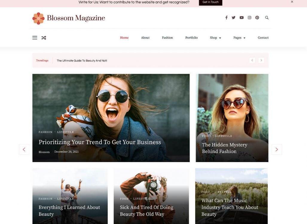 Blossom Magazine Pro WordPress Theme