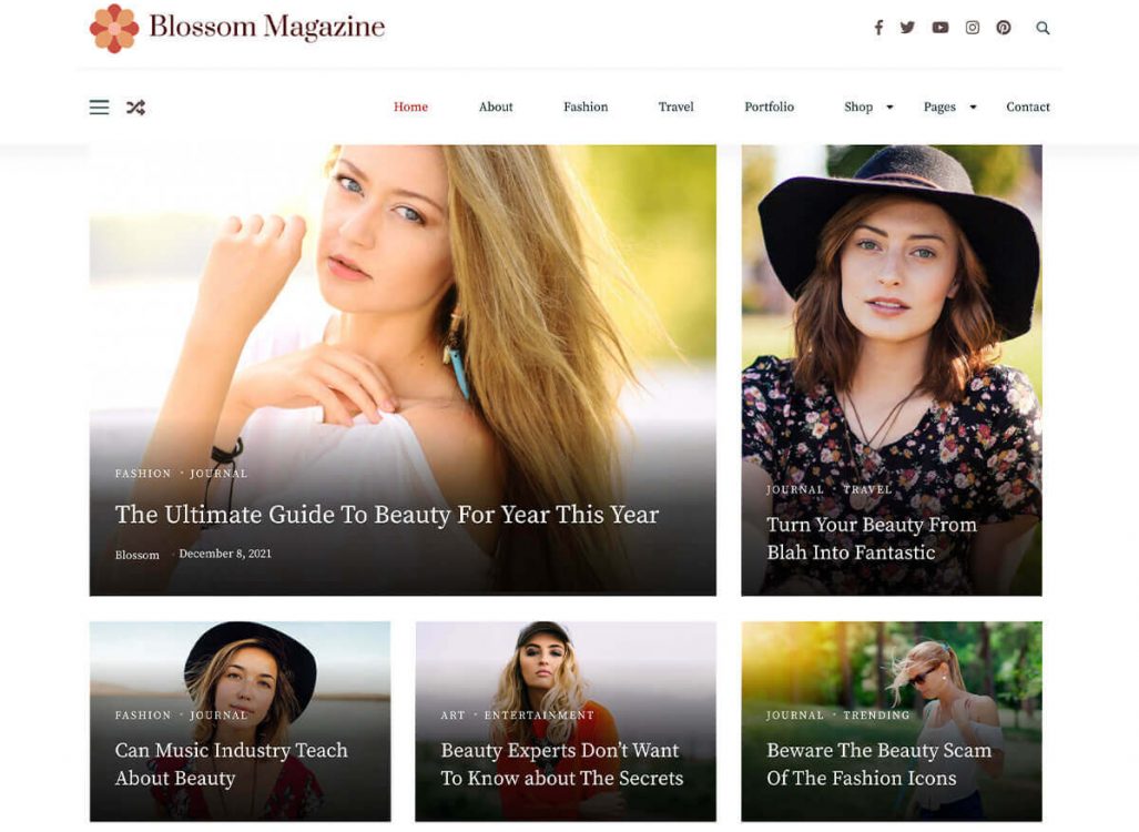Blossom Magazine WordPress Theme