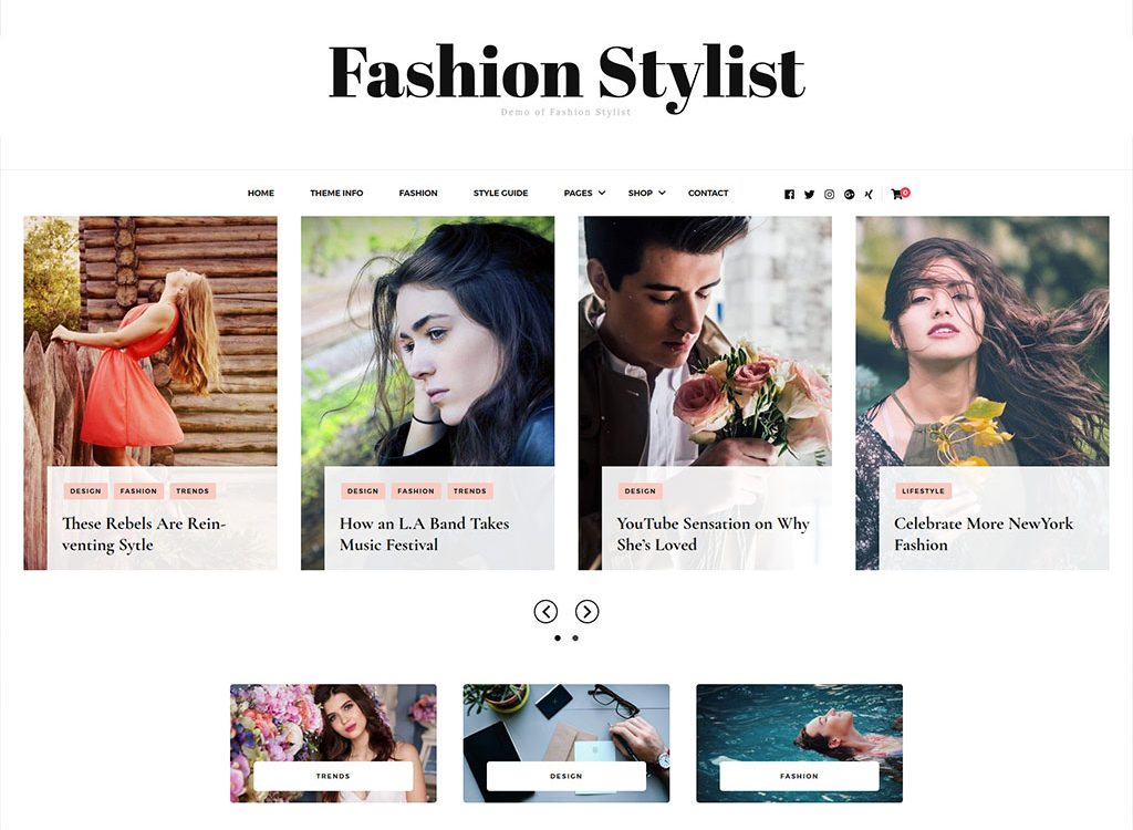 Fashion Stylist Free WordPress Theme