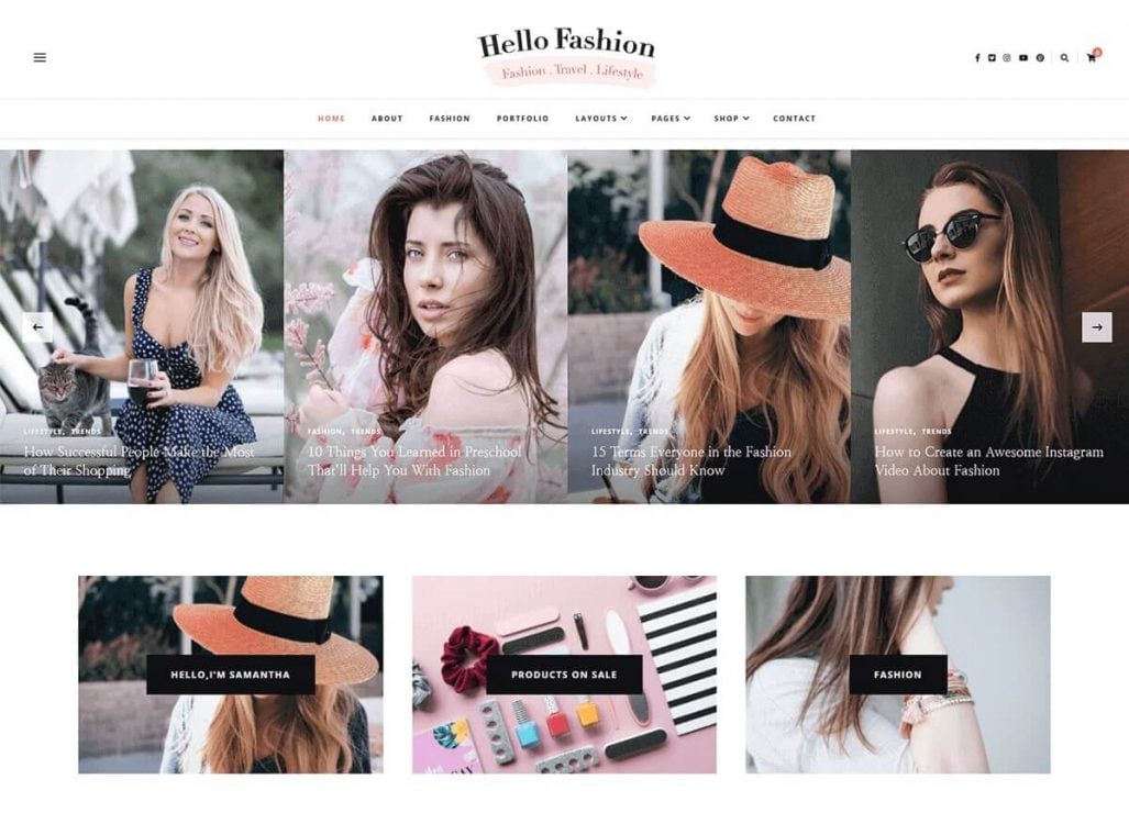 Hello Fashion WordPress Theme