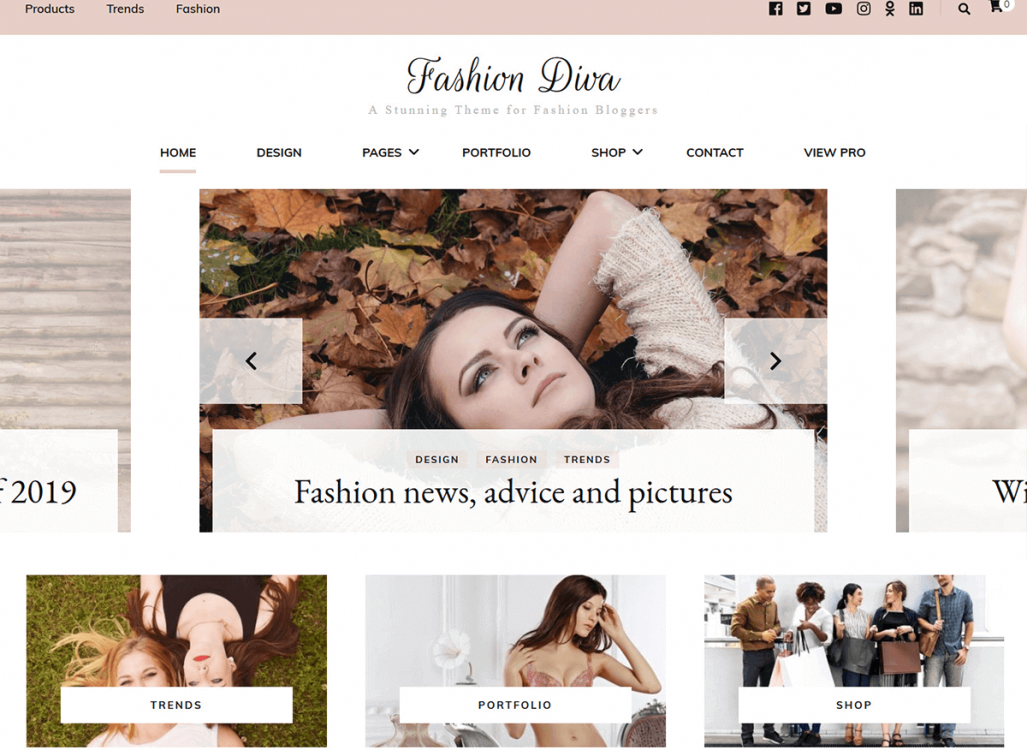 Fashion Diva WordPress Theme
