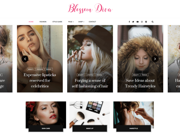 Blossom Diva WordPress theme